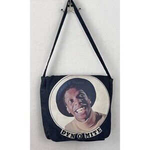 Vintage Jimmie Walker Dyn-o-mite Denim Purse Good Times TV Show CBS Memorabilia
